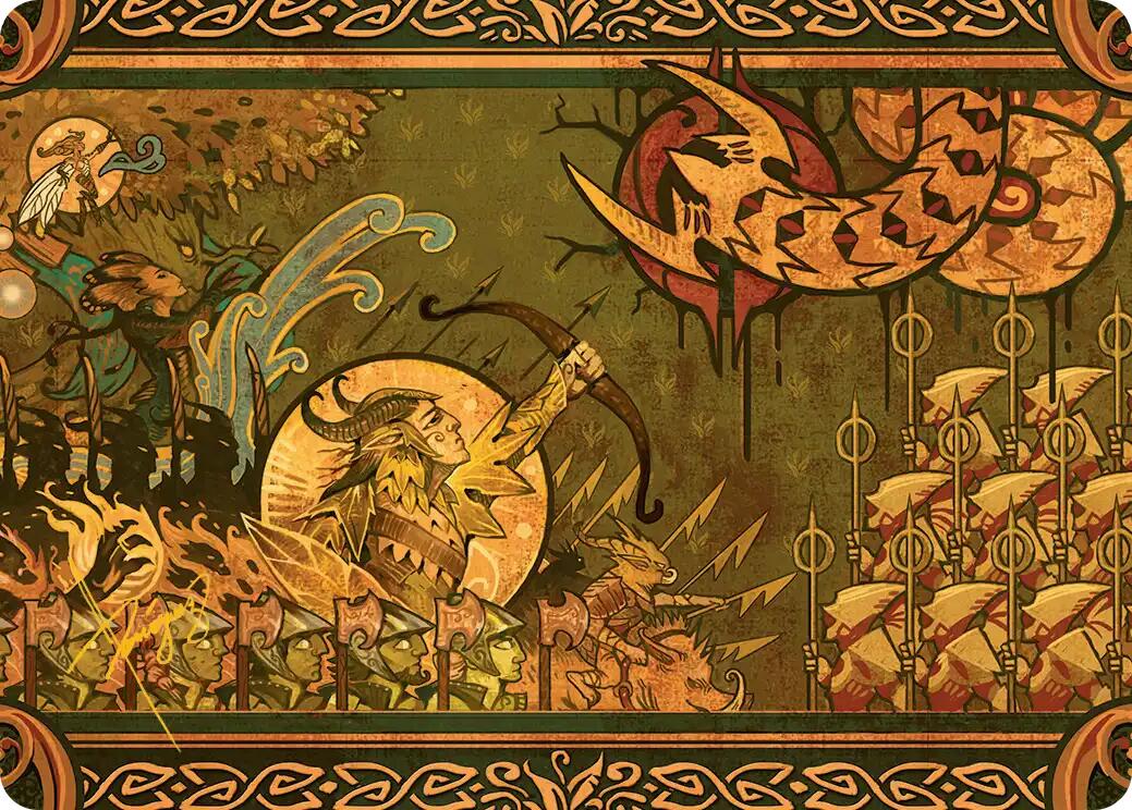 Chronicle of Victory Art Card (Gold-Stamped Signature) [Lorwyn Eclipsed Art Series] | Exor Games Bridgewater