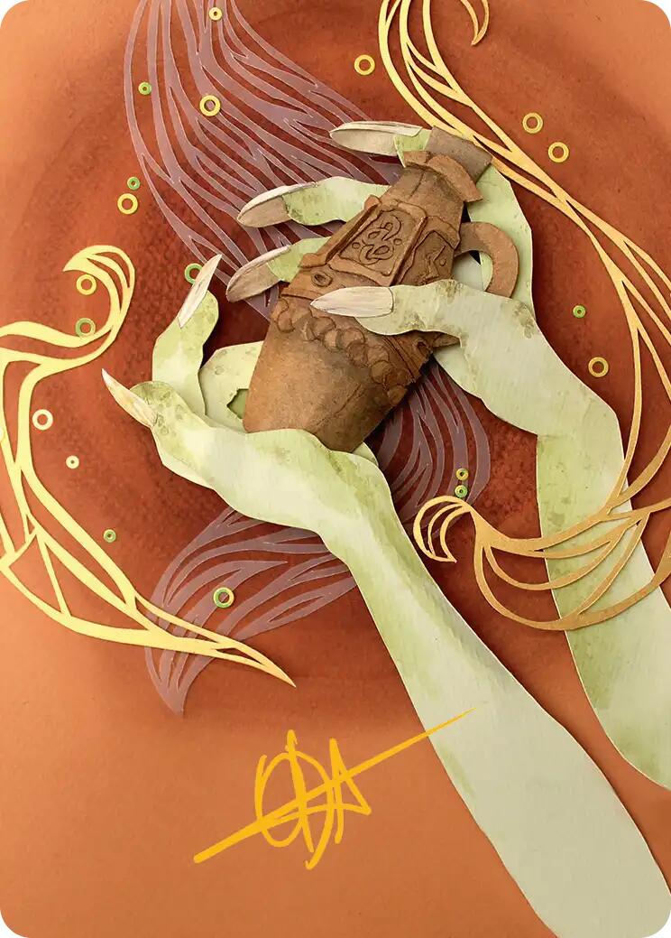 Thousand-Year Elixir Art Card (Gold-Stamped Signature) [Lorwyn Eclipsed Art Series] | Exor Games Bridgewater
