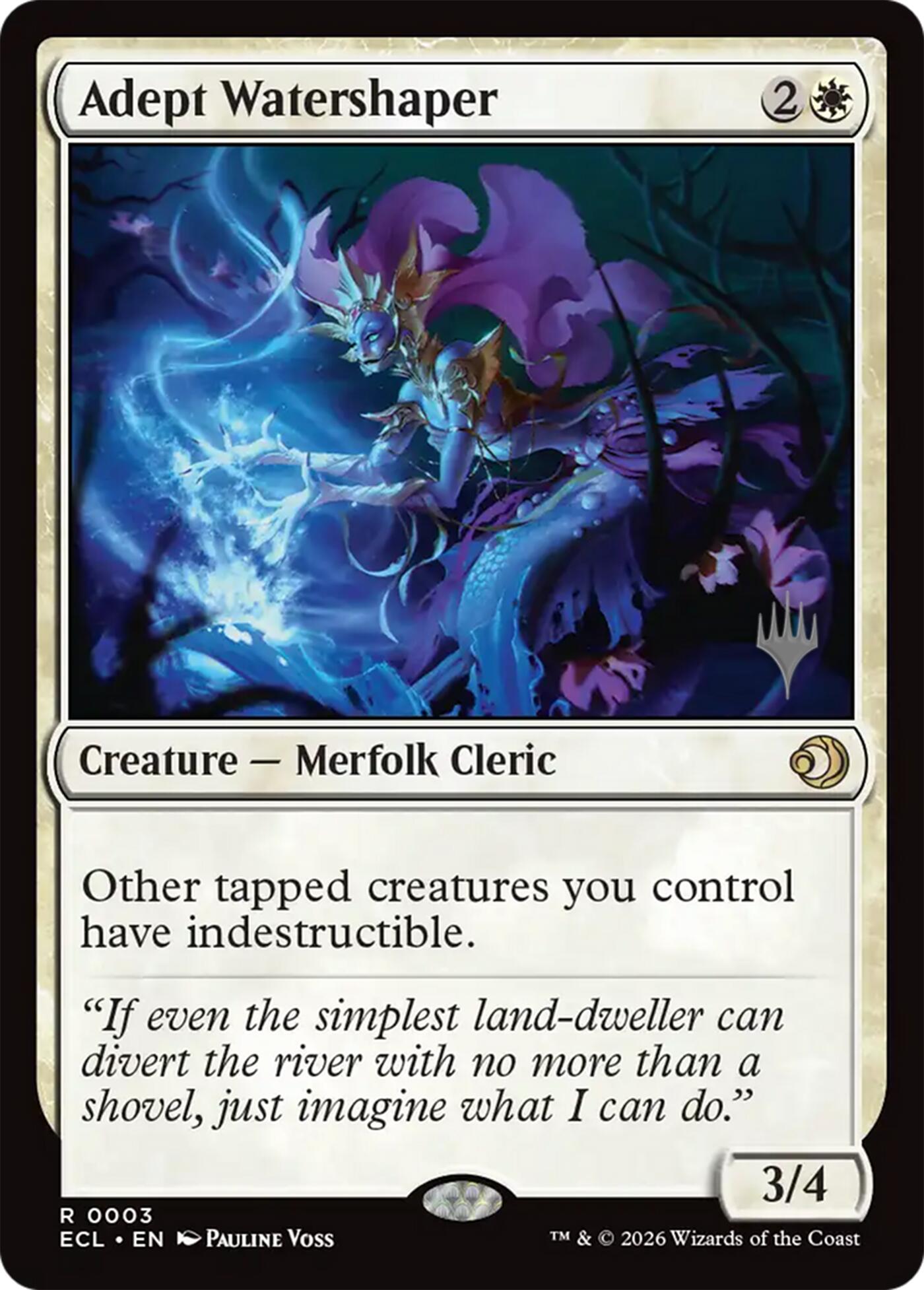 Adept Watershaper [Lorwyn Eclipsed Promos] | Exor Games Bridgewater