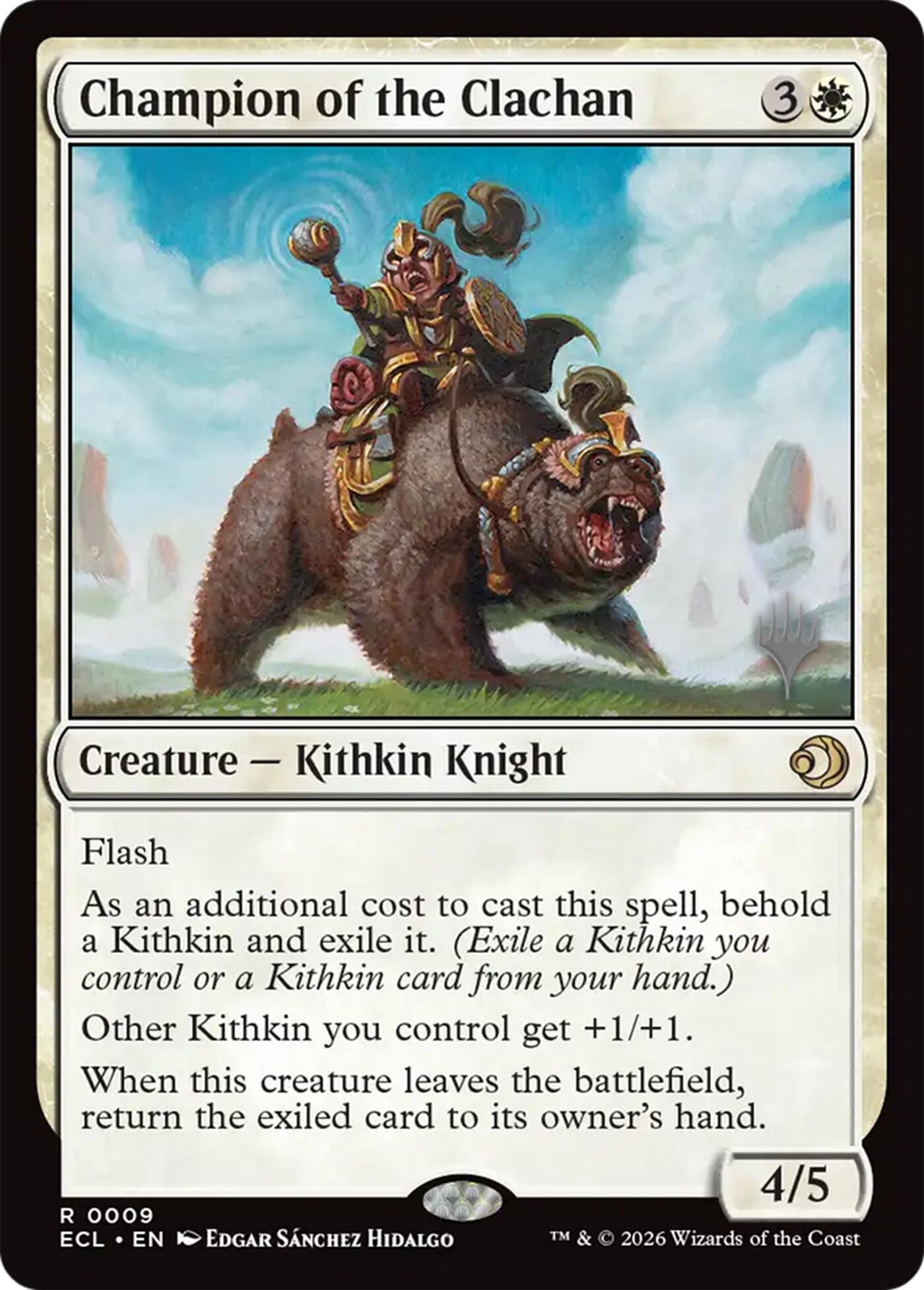 Champion of the Clachan [Lorwyn Eclipsed Promos] | Exor Games Bridgewater