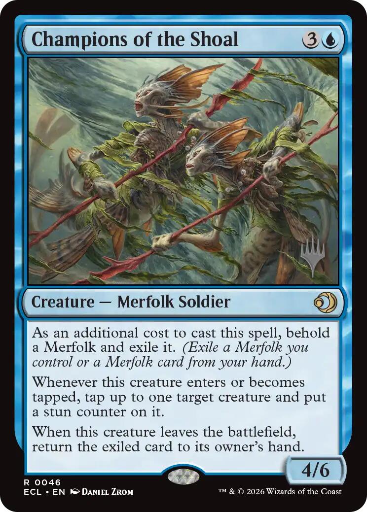 Champions of the Shoal [Lorwyn Eclipsed Promos] | Exor Games Bridgewater