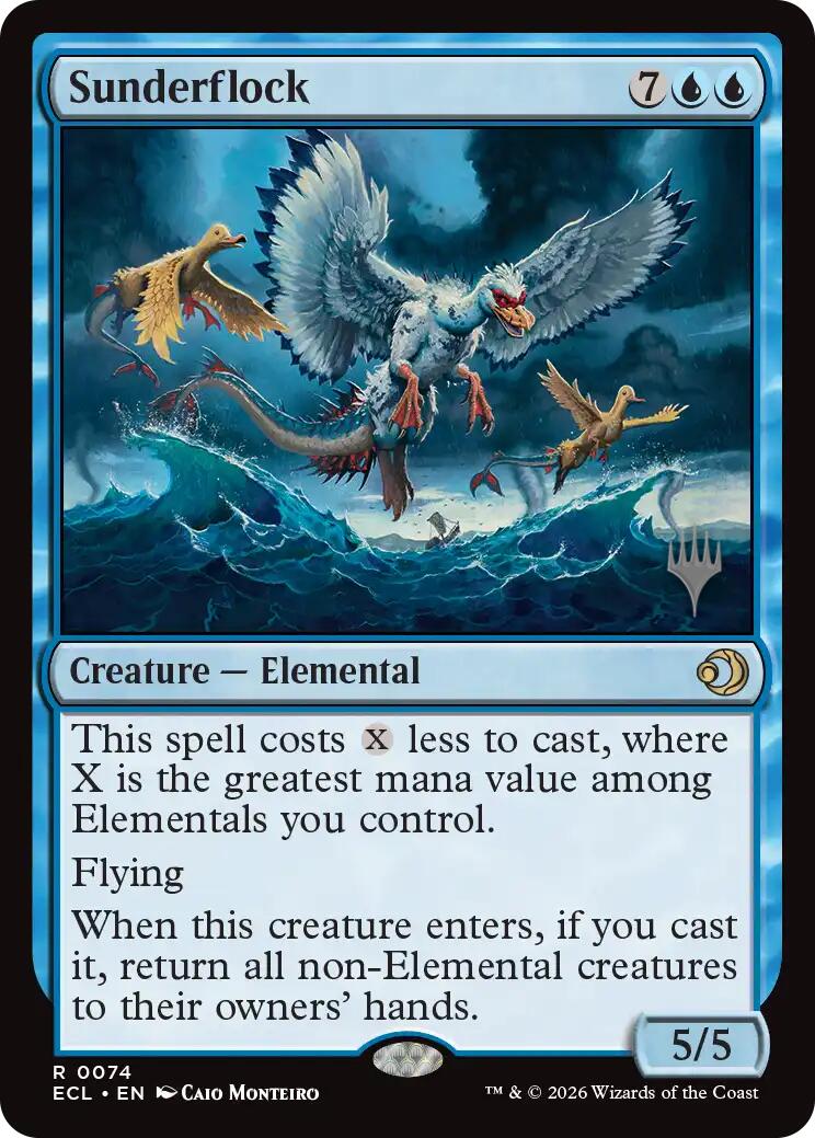 Sunderflock [Lorwyn Eclipsed Promos] | Exor Games Bridgewater