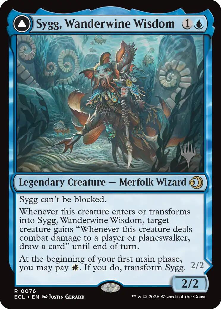 Sygg, Wanderwine Wisdom [Lorwyn Eclipsed Promos] | Exor Games Bridgewater