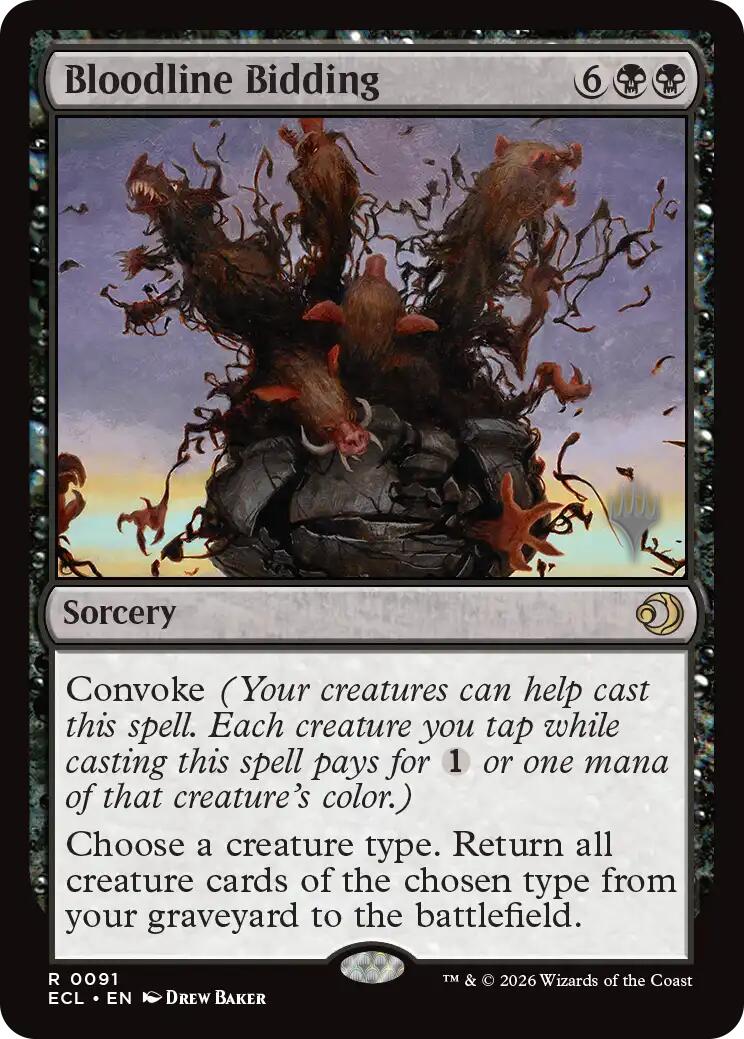Bloodline Bidding [Lorwyn Eclipsed Promos] | Exor Games Bridgewater