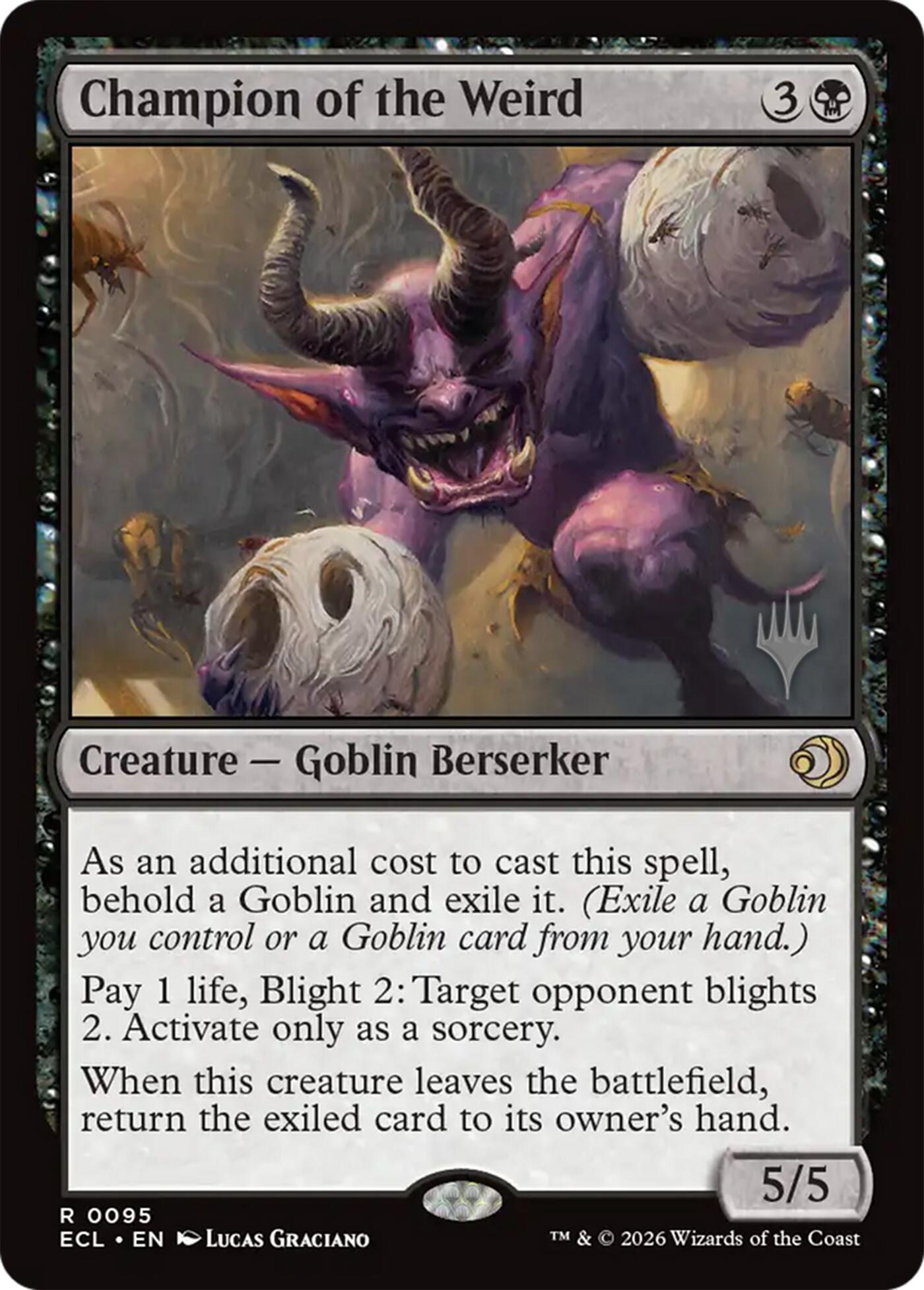 Champion of the Weird [Lorwyn Eclipsed Promos] | Exor Games Bridgewater
