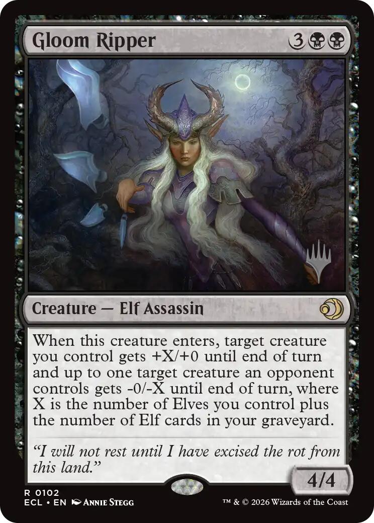 Gloom Ripper [Lorwyn Eclipsed Promos] | Exor Games Bridgewater