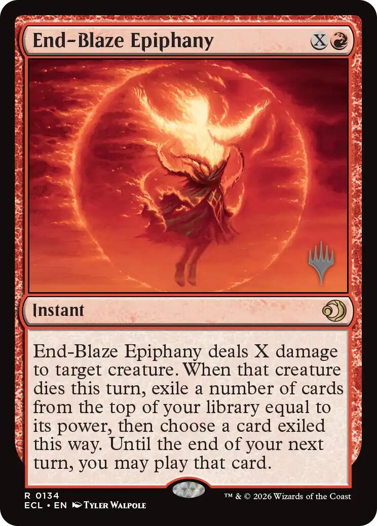 End-Blaze Epiphany [Lorwyn Eclipsed Promos] | Exor Games Bridgewater