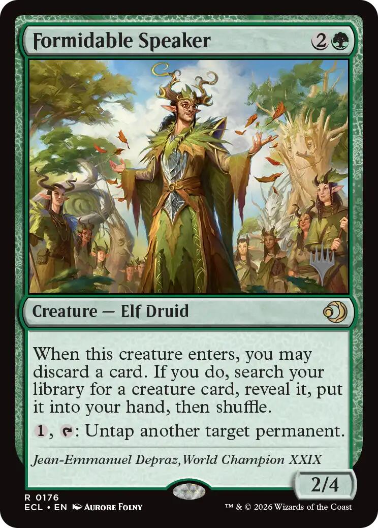 Formidable Speaker [Lorwyn Eclipsed Promos] | Exor Games Bridgewater