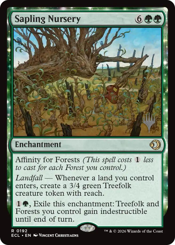 Sapling Nursery [Lorwyn Eclipsed Promos] | Exor Games Bridgewater