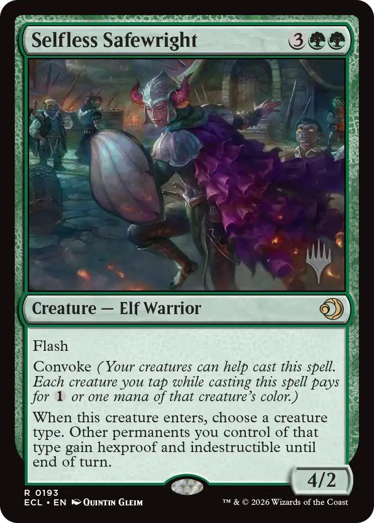 Selfless Safewright [Lorwyn Eclipsed Promos] | Exor Games Bridgewater