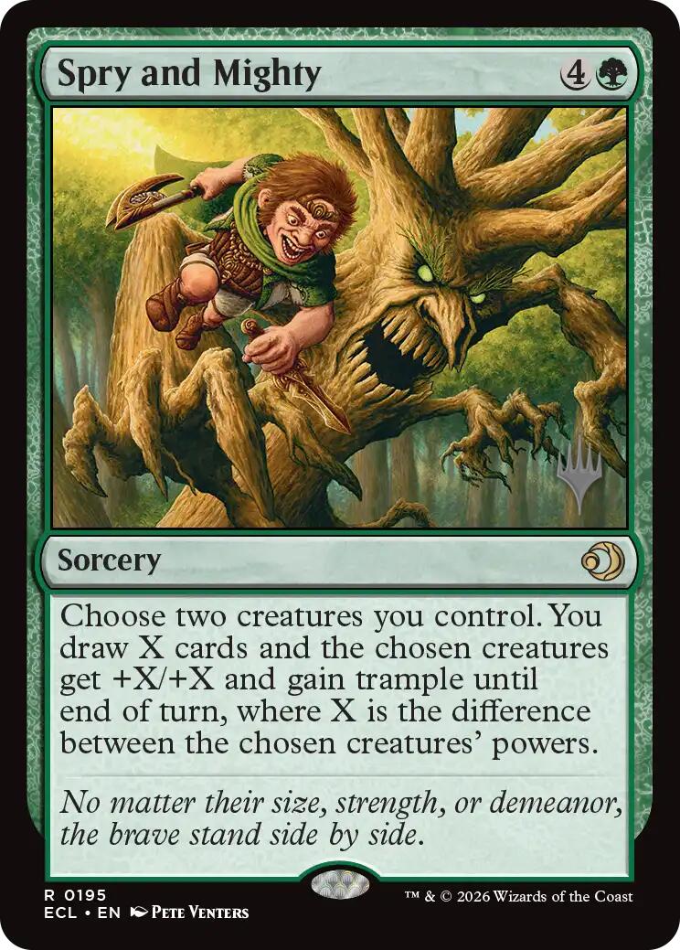 Spry and Mighty [Lorwyn Eclipsed Promos] | Exor Games Bridgewater