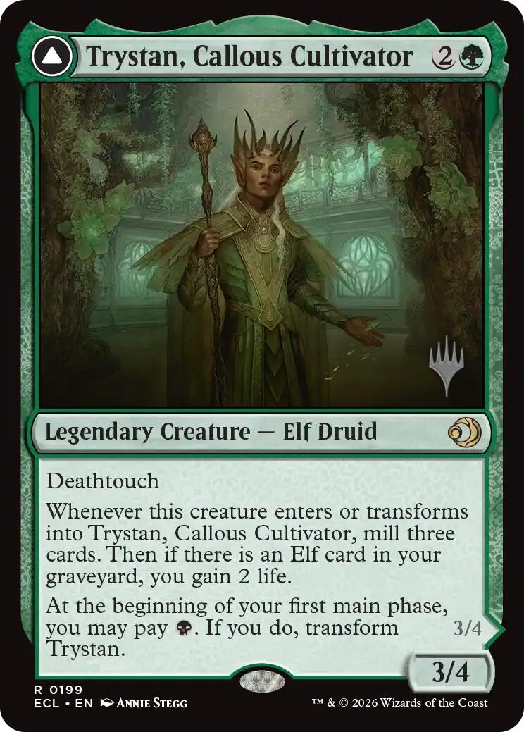 Trystan, Callous Cultivator [Lorwyn Eclipsed Promos] | Exor Games Bridgewater