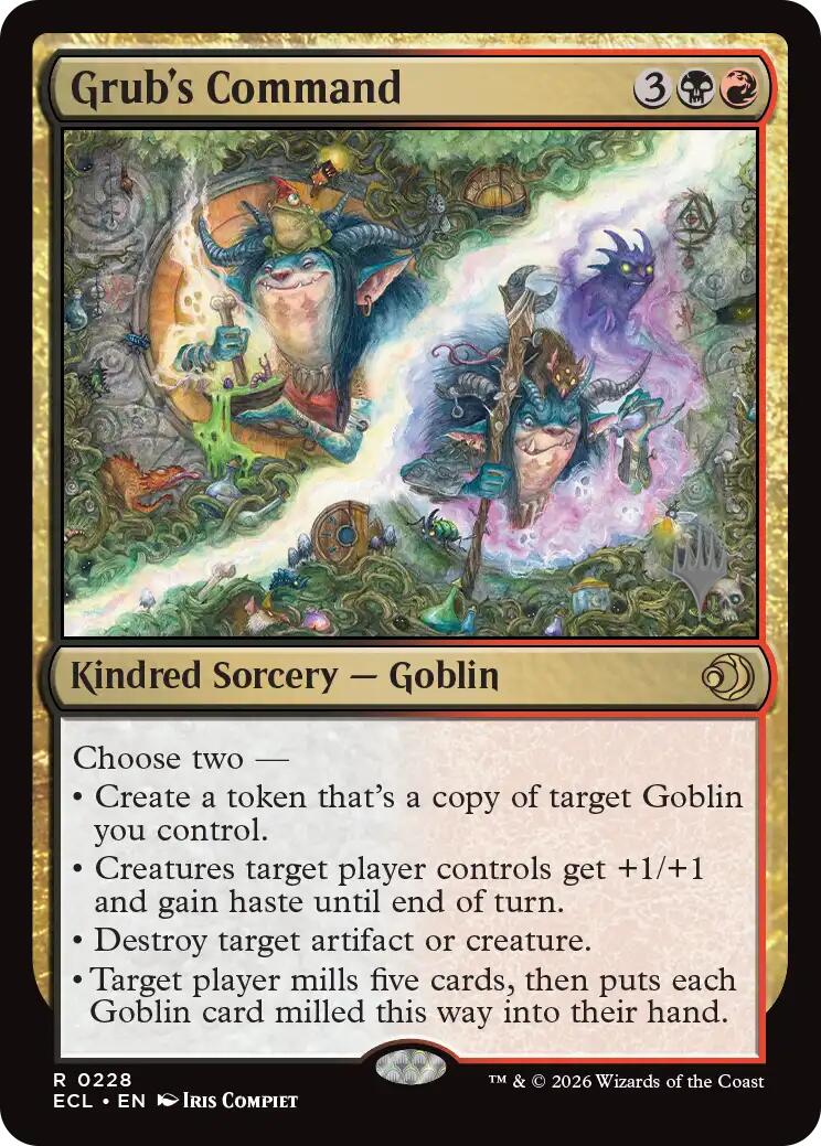 Grub's Command [Lorwyn Eclipsed Promos] | Exor Games Bridgewater