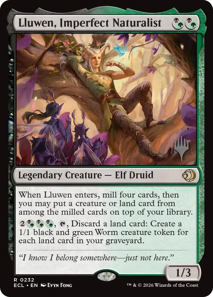 Lluwen, Imperfect Naturalist [Lorwyn Eclipsed Promos] | Exor Games Bridgewater