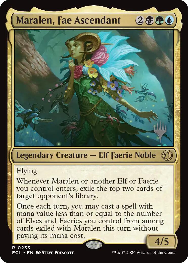Maralen, Fae Ascendant [Lorwyn Eclipsed Promos] | Exor Games Bridgewater