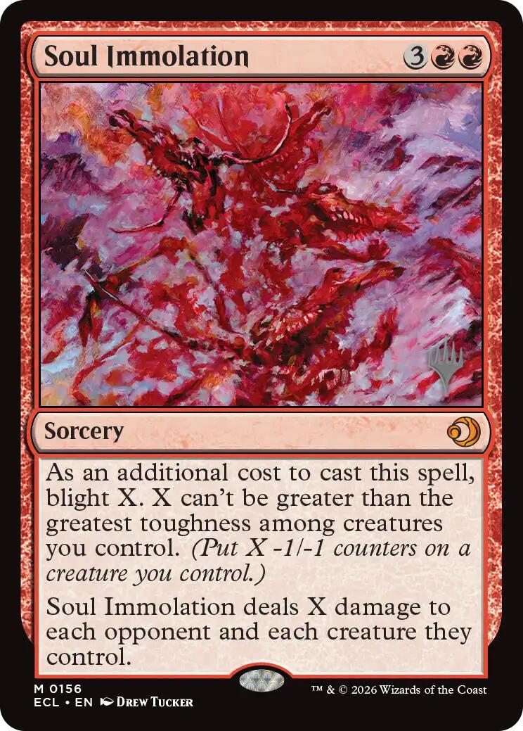 Soul Immolation [Lorwyn Eclipsed Promos] | Exor Games Bridgewater