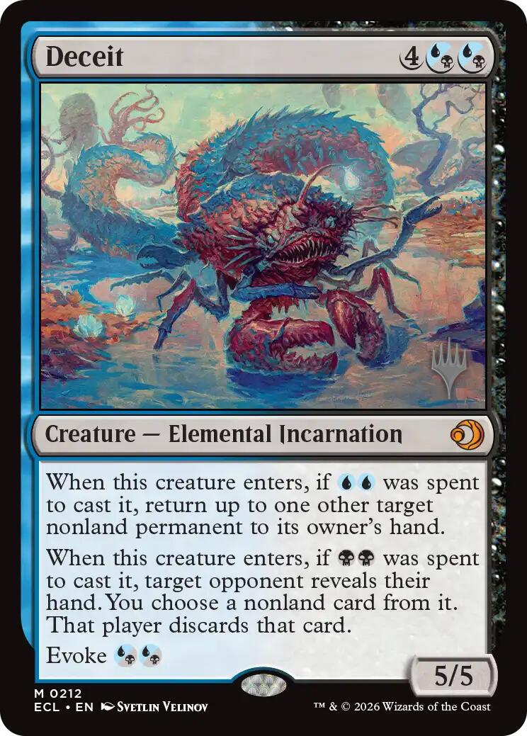 Deceit [Lorwyn Eclipsed Promos] | Exor Games Bridgewater