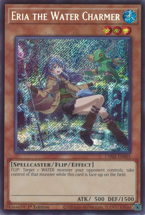 Eria the Water Charmer [CH02-EN001] Secret Rare | Exor Games Bridgewater
