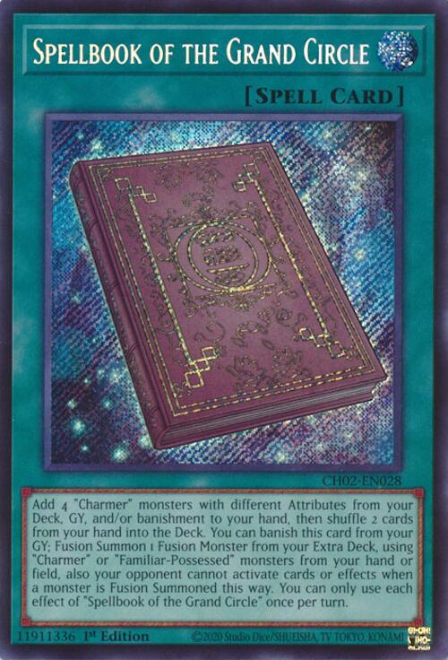 Spellbook of the Grand Circle [CH02-EN028] Secret Rare | Exor Games Bridgewater