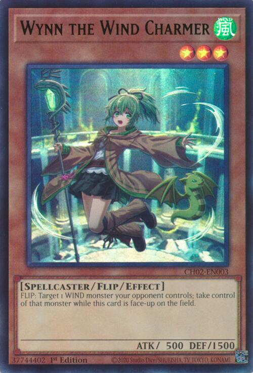 Wynn the Wind Charmer (Ultra Rare) [CH02-EN003] Ultra Rare | Exor Games Bridgewater
