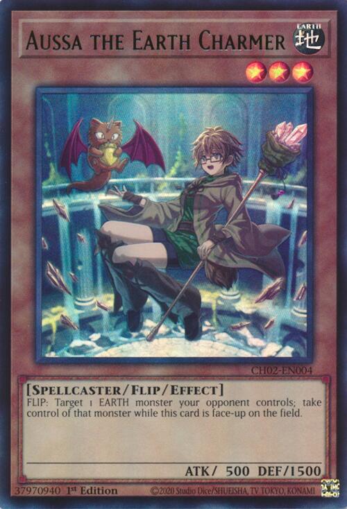 Aussa the Earth Charmer (Ultra Rare) [CH02-EN004] Ultra Rare | Exor Games Bridgewater