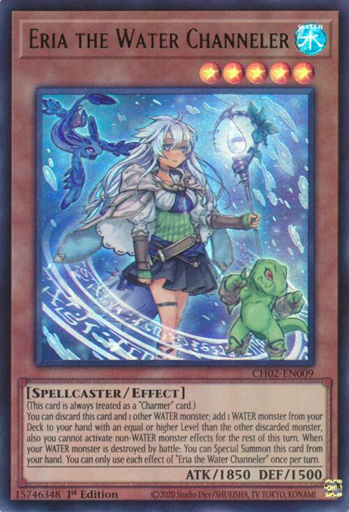 Eria the Water Channeler [CH02-EN009] Ultra Rare | Exor Games Bridgewater