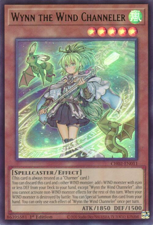 Wynn the Wind Channeler [CH02-EN011] Ultra Rare | Exor Games Bridgewater