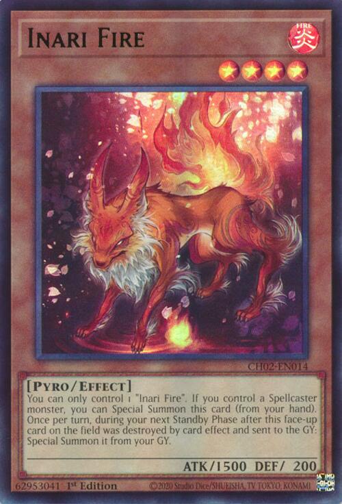 Inari Fire [CH02-EN014] Ultra Rare | Exor Games Bridgewater
