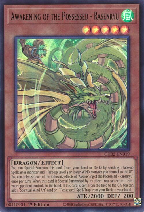 Awakening of the Possessed - Rasenryu [CH02-EN019] Ultra Rare | Exor Games Bridgewater