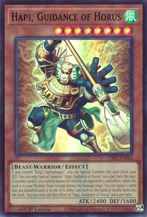 Hapi, Guidance of Horus [CH02-EN024] Ultra Rare | Exor Games Bridgewater