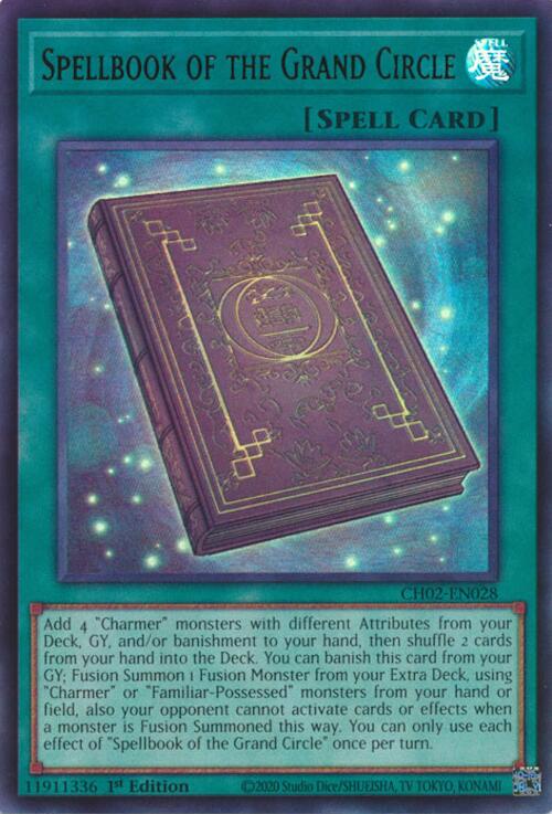 Spellbook of the Grand Circle (Ultra Rare) [CH02-EN028] Ultra Rare | Exor Games Bridgewater