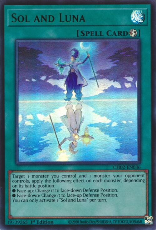 Sol and Luna [CH02-EN036] Ultra Rare | Exor Games Bridgewater