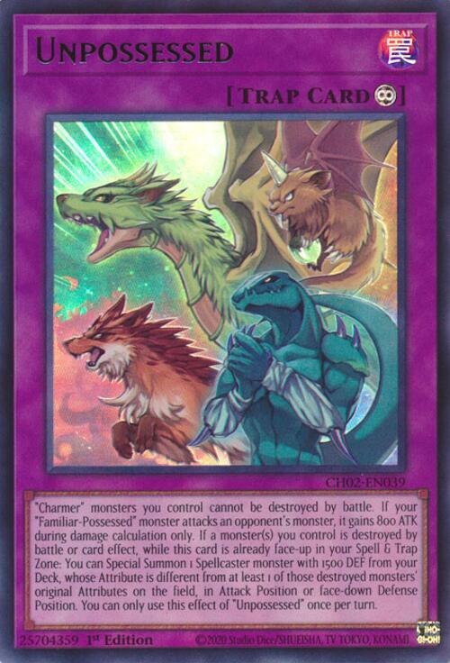 Unpossessed [CH02-EN039] Ultra Rare | Exor Games Bridgewater