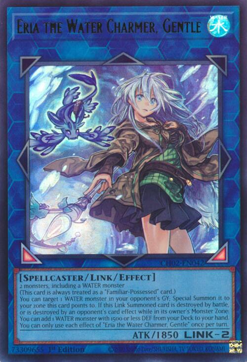 Eria the Water Charmer, Gentle [CH02-EN042] Ultra Rare | Exor Games Bridgewater