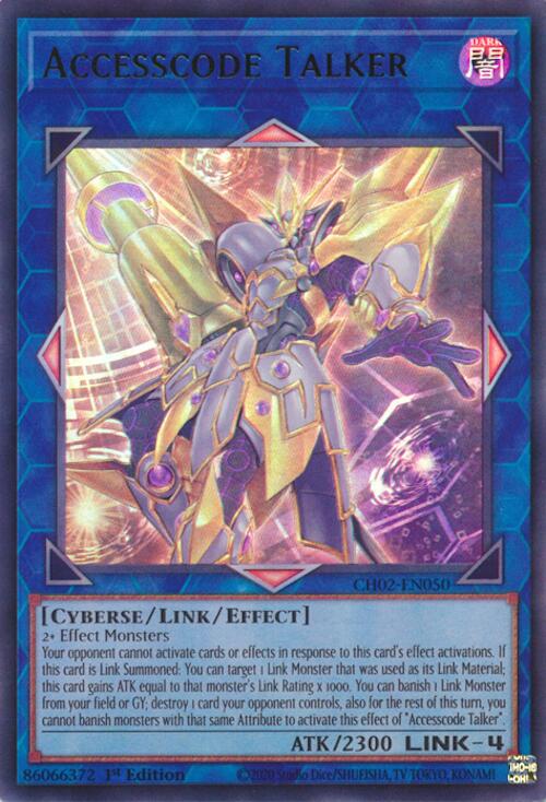 Accesscode Talker [CH02-EN050] Ultra Rare | Exor Games Bridgewater