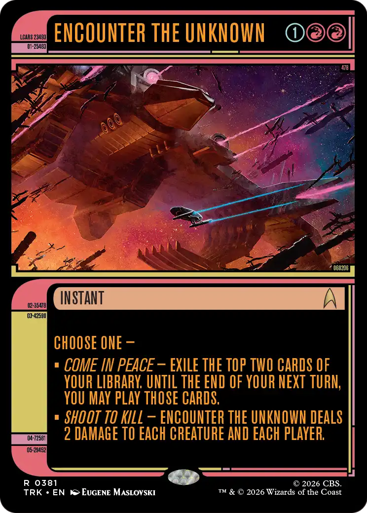 Encounter the Unknown (Showcase) [Star Trek] | Exor Games Bridgewater