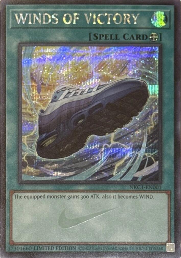 Winds of Victory [NKC1-EN001] Prismatic Secret Rare | Exor Games Bridgewater