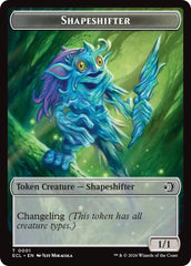 Treasure // Shapeshifter Double-Sided Token [Lorwyn Eclipsed Tokens] | Exor Games Bridgewater