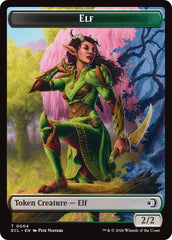 Elf // Kithkin (0007) Double-Sided Token [Lorwyn Eclipsed Tokens] | Exor Games Bridgewater