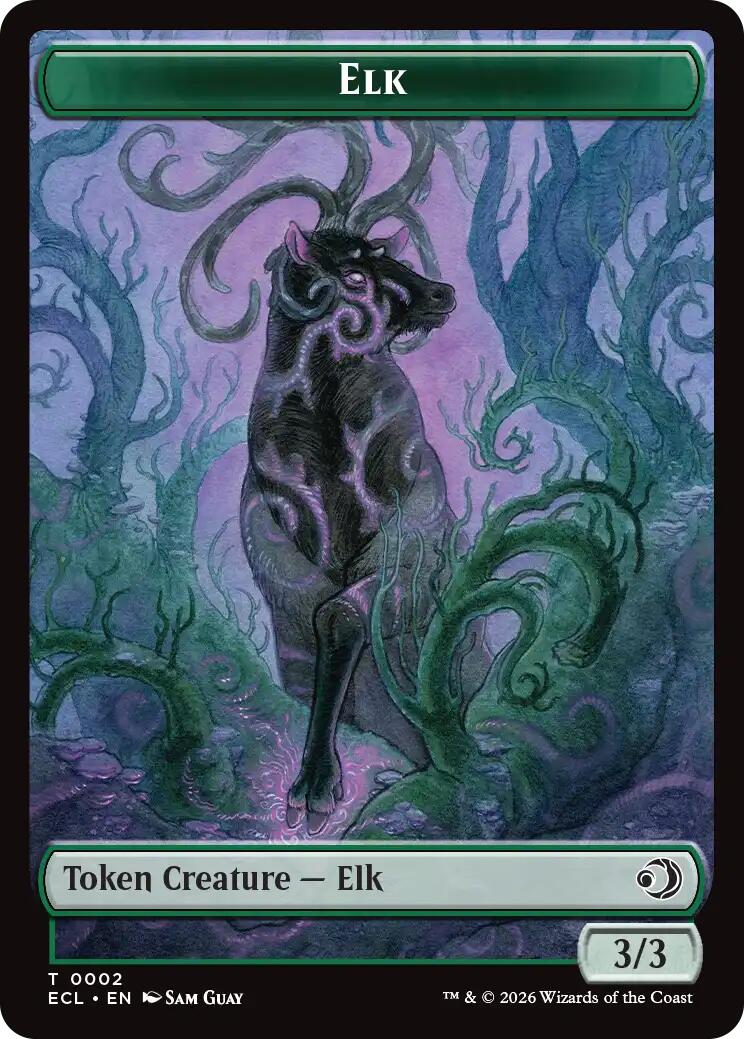 Elk // Mutavault Double-Sided Token [Lorwyn Eclipsed Tokens] | Exor Games Bridgewater
