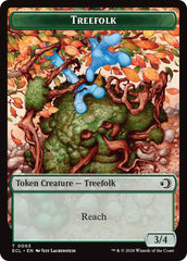 Treefolk // Goblin Double-Sided Token [Lorwyn Eclipsed Tokens] | Exor Games Bridgewater