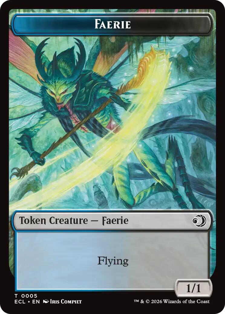 Faerie // Goblin Double-Sided Token [Lorwyn Eclipsed Tokens] | Exor Games Bridgewater