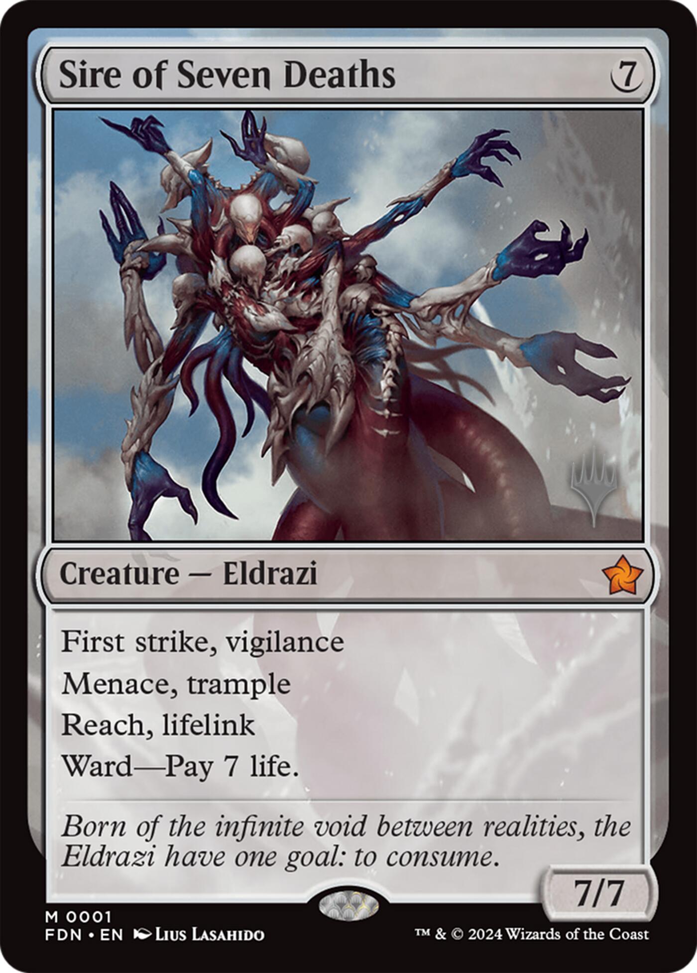 Sire of Seven Deaths [Lorwyn Eclipsed Promos] | Exor Games Bridgewater