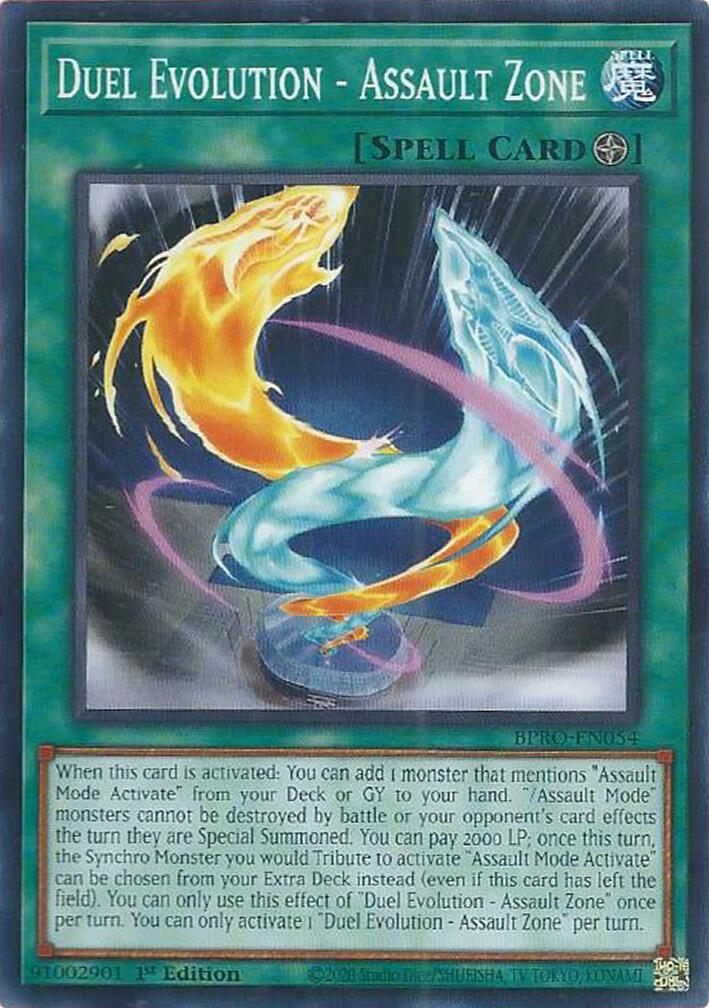 Duel Evolution - Assault Zone [BPRO-EN054] Common | Exor Games Bridgewater
