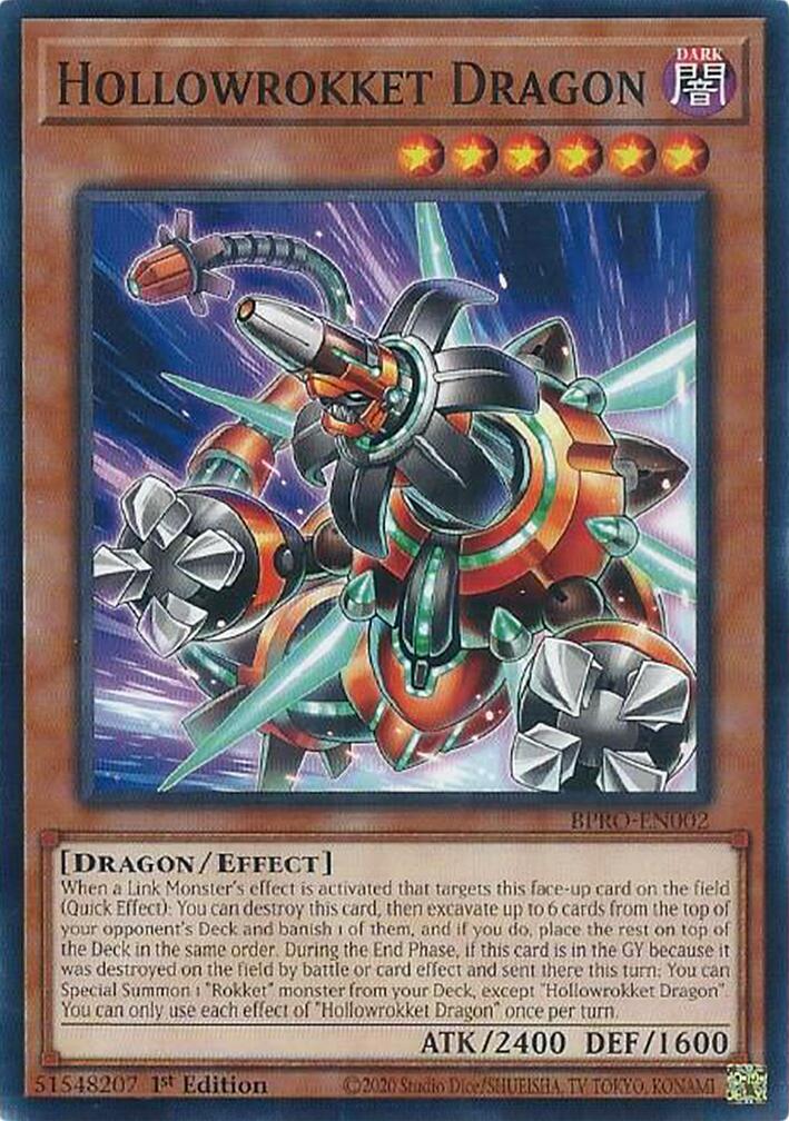 Hollowrokket Dragon [BPRO-EN002] Common | Exor Games Bridgewater