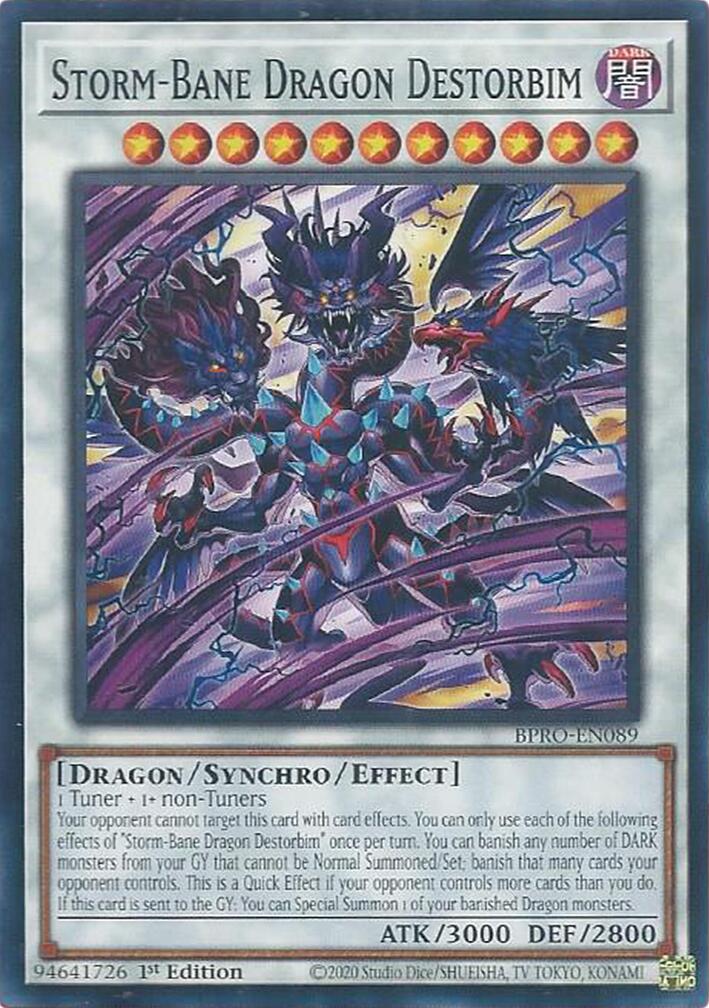 Storm-Bane Dragon Destorbim [BPRO-EN089] Common | Exor Games Bridgewater