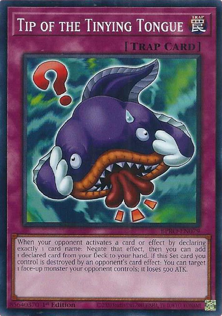 Tip of the Tinying Tongue [BPRO-EN079] Common | Exor Games Bridgewater
