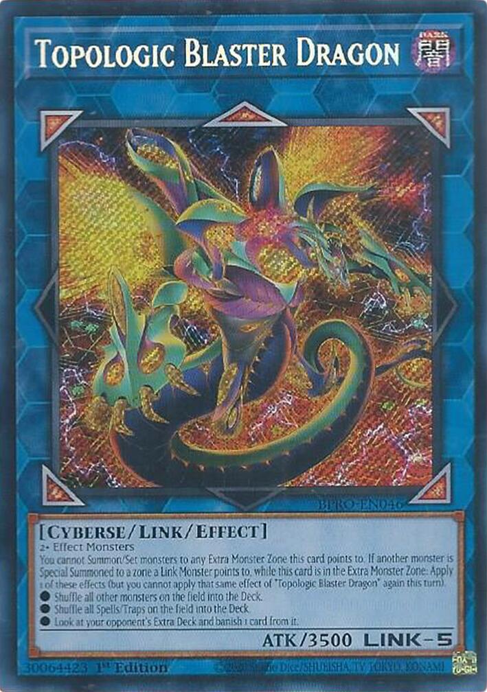 Topologic Blaster Dragon [BPRO-EN046] Secret Rare | Exor Games Bridgewater