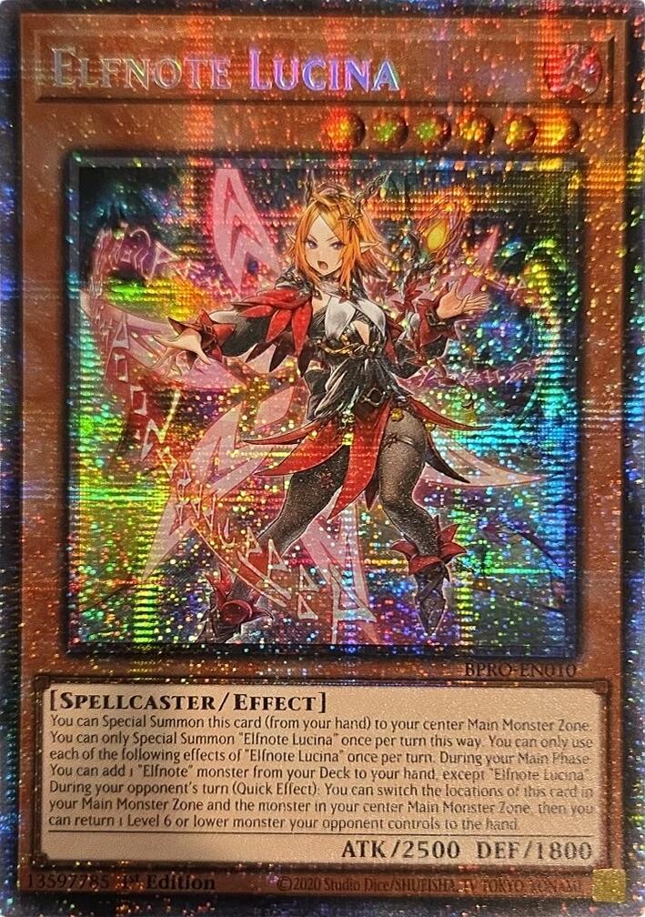 Elfnote Lucina (Starlight Rare) [BPRO-EN010] Starlight Rare | Exor Games Bridgewater