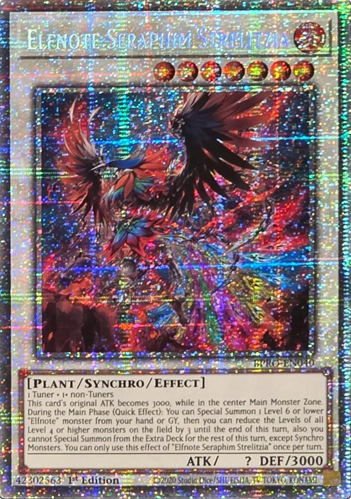Elfnote Seraphim Strelitzia (Starlight Rare) [BPRO-EN040] Starlight Rare | Exor Games Bridgewater